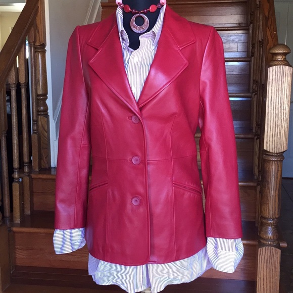 Nordstrom Leather Jacket - Picture 1 of 8